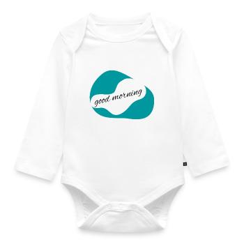 vêtements et accessoires - Body Bébé bio manches longues - blanc - Devant
