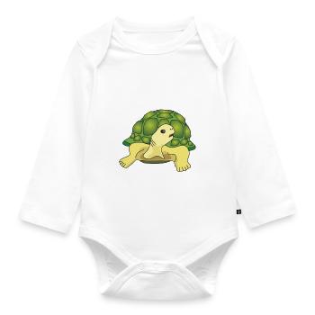 geen stress - Baby Bio-Langarm-Body - Weiß - Vorne