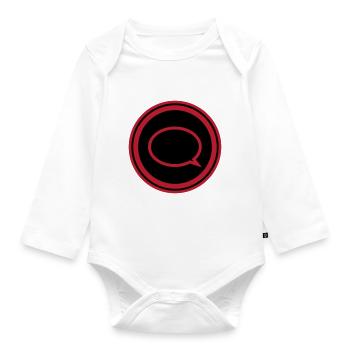 Balloon - Organic Longsleeve Baby Bodysuit - white - Front
