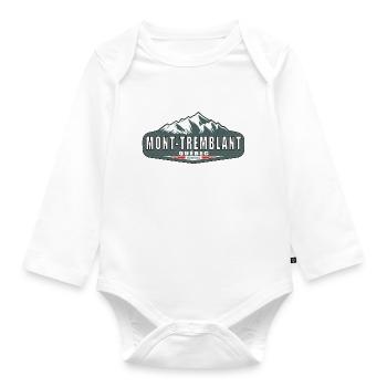 Mont-Tremblant, Québec, Kanada - Baby Bio-Langarm-Body - Weiß - Vorne