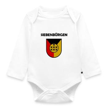 The Saxons from Transylvania - Organic Longsleeve Baby Bodysuit - white - Front