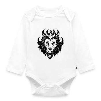versprechen - Baby Bio-Langarm-Body - Weiß - Vorne