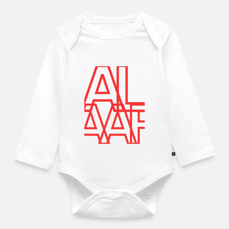 Alaaf Stlye - Baby Bio-Langarm-Body - Weiß
