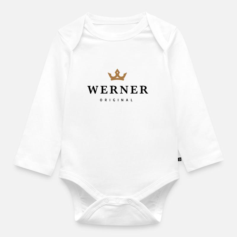 Werner - Baby Bio-Langarm-Body - Weiß