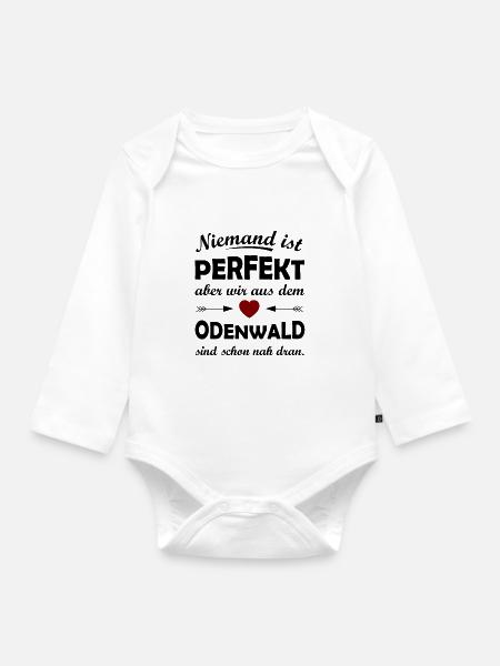 Die tollen Odenwälder - Baby Bio-Langarm-Body - Weiß