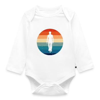Vélo Vélo Vélo Homme Vélo Femme - Body Bébé bio manches longues - blanc - Devant