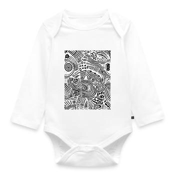 Graphic - Organic Longsleeve Baby Bodysuit - white - Front