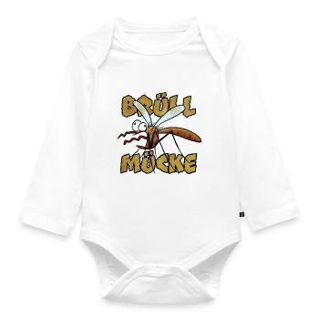 Howler Mosquito - Organic Longsleeve Baby Bodysuit - white - Front