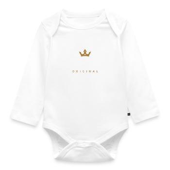 Logo original de la famille Wessel - Body Bébé bio manches longues - blanc - Devant