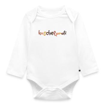 Kuschelprofi Essentials - Starter Edition - Baby Bio-Langarm-Body - Weiß - Vorne