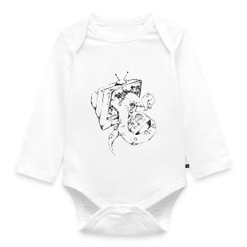 Video ohne Hintergrund2 - Baby Bio-Langarm-Body - Weiß - Vorne