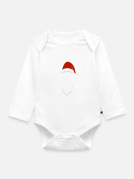 Grantelbart weiss - Baby Bio-Langarm-Body - 