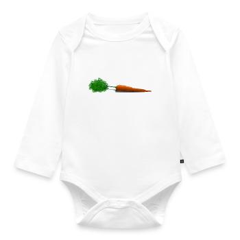 Moere - Baby Bio-Langarm-Body - Weiß - Vorne