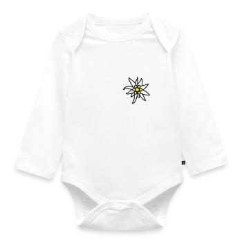 Tyrol - Organic Longsleeve Baby Bodysuit - white - Front