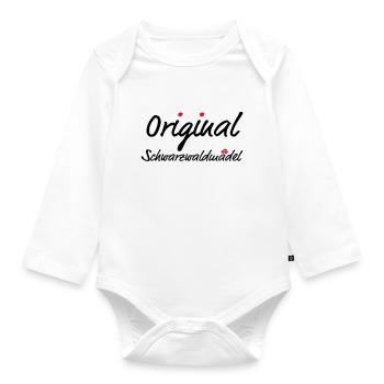 Original Schwarzwaldmädel - Baby Bio-Langarm-Body - Weiß - Vorne