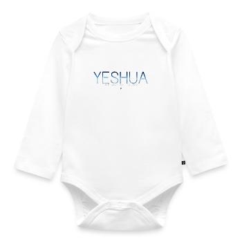 YESHUA vol.2 - Organic Longsleeve Baby Bodysuit - white - Front