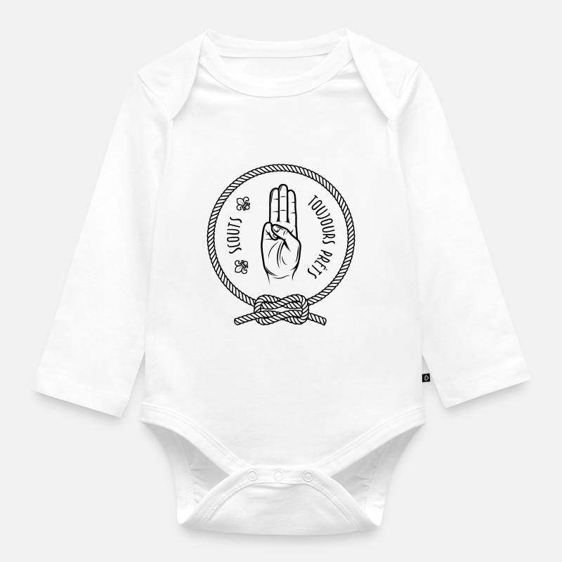 Scouts Toujours Prêts ! - Body Bébé bio manches longues - blanc