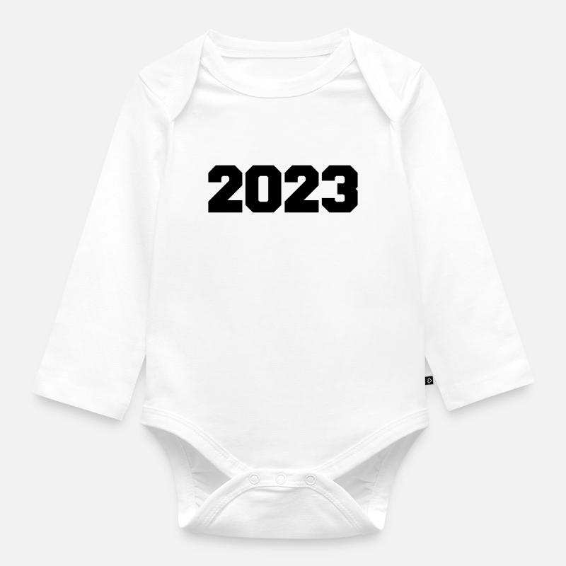2023 - Body Bébé bio manches longues - blanc
