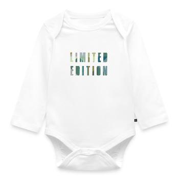Limited Edition - Organic Longsleeve Baby Bodysuit - white - Front