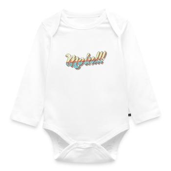 Moin Spruch Hamburg - Baby Bio-Langarm-Body - Weiß - Vorne