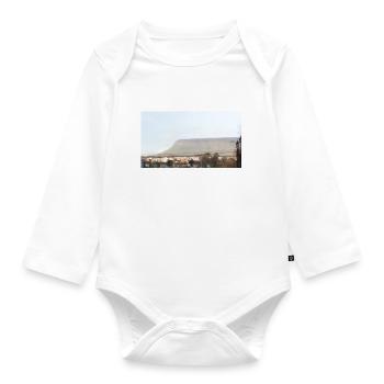 Benbuldsligotn221 - Organic Longsleeve Baby Bodysuit - white - Front