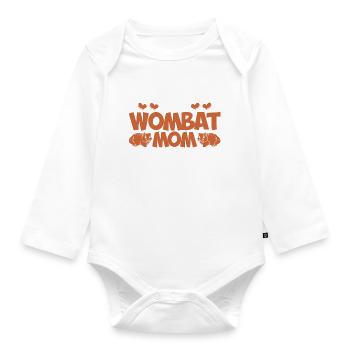 Marsupial Wombats Wombat Lover Cadeau - Body Bébé bio manches longues - blanc - Devant