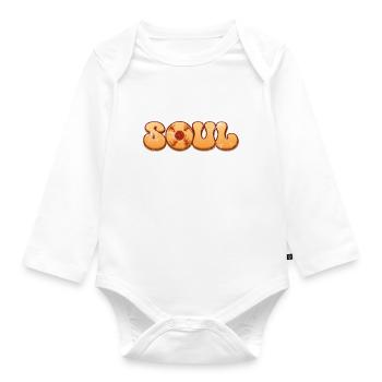 Soul vintage - Body Bébé bio manches longues - blanc - Devant