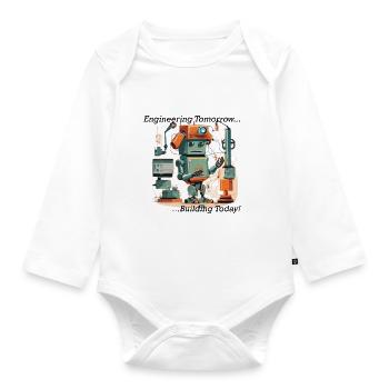 Cypher - Organic Longsleeve Baby Bodysuit - white - Front