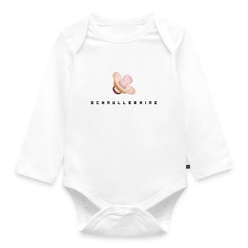 Schnullerkind (Unisex) - Baby Bio-Langarm-Body - Weiß - Vorne