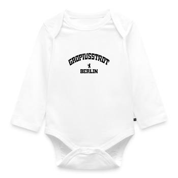 Gropiusstadt - Berlin - Deutschland - Germany - Baby Bio-Langarm-Body - Weiß - Vorne