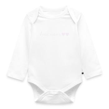 Âmes sœurs - Body Bébé bio manches longues - blanc - Devant