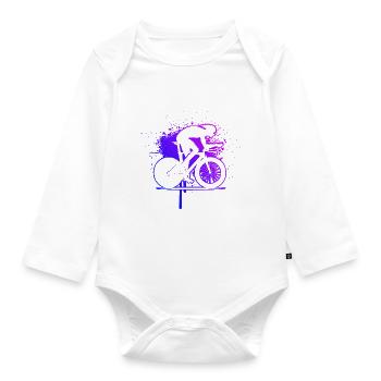 Vélo de route Vélo de route Vélo de route Vélo de route pour hommes - Body Bébé bio manches longues - blanc - Devant