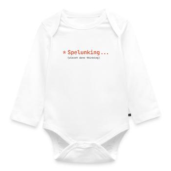Codest Du schon, oder spekulierst Du noch? - Baby Bio-Langarm-Body - Weiß - Vorne