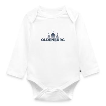 Oldenburg - Baby Bio-Langarm-Body - Weiß - Vorne