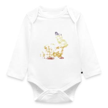 Rabbit - Organic Longsleeve Baby Bodysuit - white - Front
