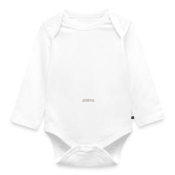 Innsbruck Tirol Austria Ski Resort T Shirt Design - Baby Bio-Langarm-Body - Weiß - Vorne
