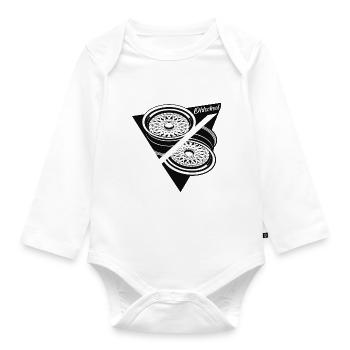 Three-piece rims | Rim | Wheels | Low bed - Organic Longsleeve Baby Bodysuit - white - Front