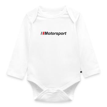 Sport automobile - Body Bébé bio manches longues - blanc - Devant