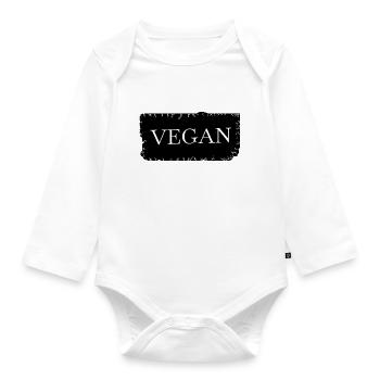 vegan - Vegan - Baby Bio-Langarm-Body - Weiß - Vorne
