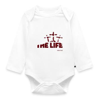 Jésus Christ le chemin de la vérité et la vie - Body Bébé bio manches longues - blanc - Devant