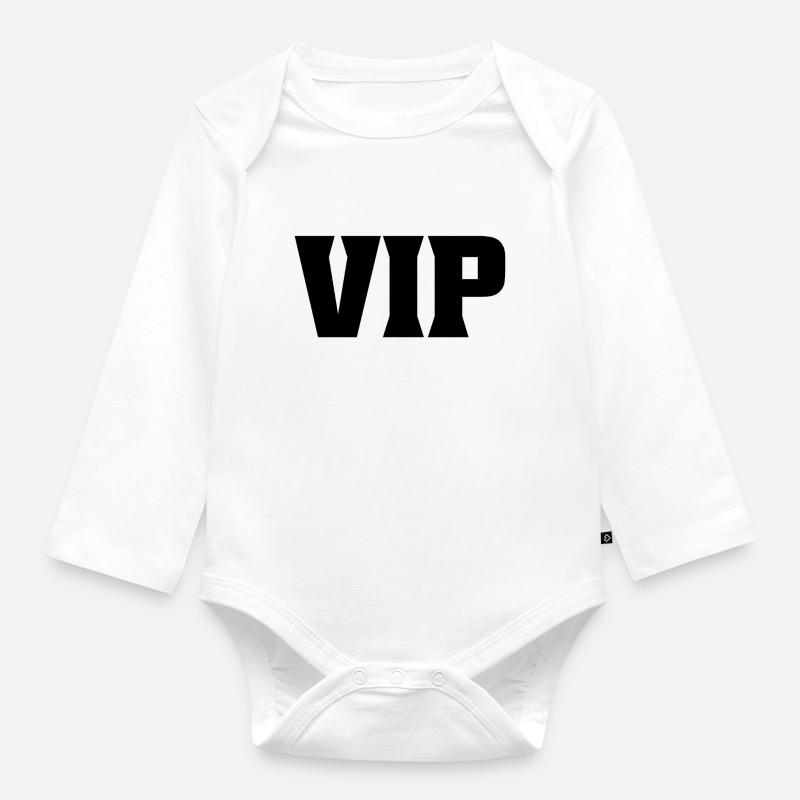 VIP - Baby Bio-Langarm-Body - Weiß
