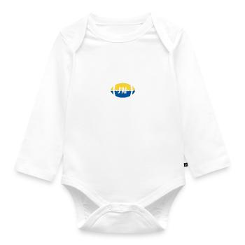 Rugby J peux pas j ai stade humour rugby clermont - Body Bébé bio manches longues - blanc - Devant
