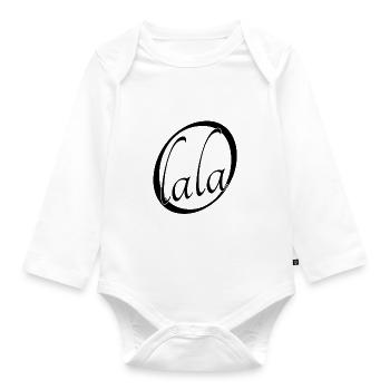 Oh lala - Baby Bio-Langarm-Body - Weiß - Vorne