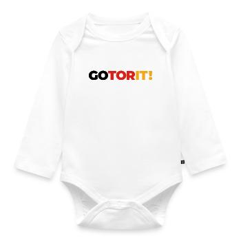 Équipes sportives allemandes - Go Tor It ! - Body Bébé bio manches longues - blanc - Devant