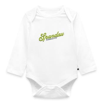 Spandau Berlin Bezirk Deutschland - Baby Bio-Langarm-Body - Weiß - Vorne