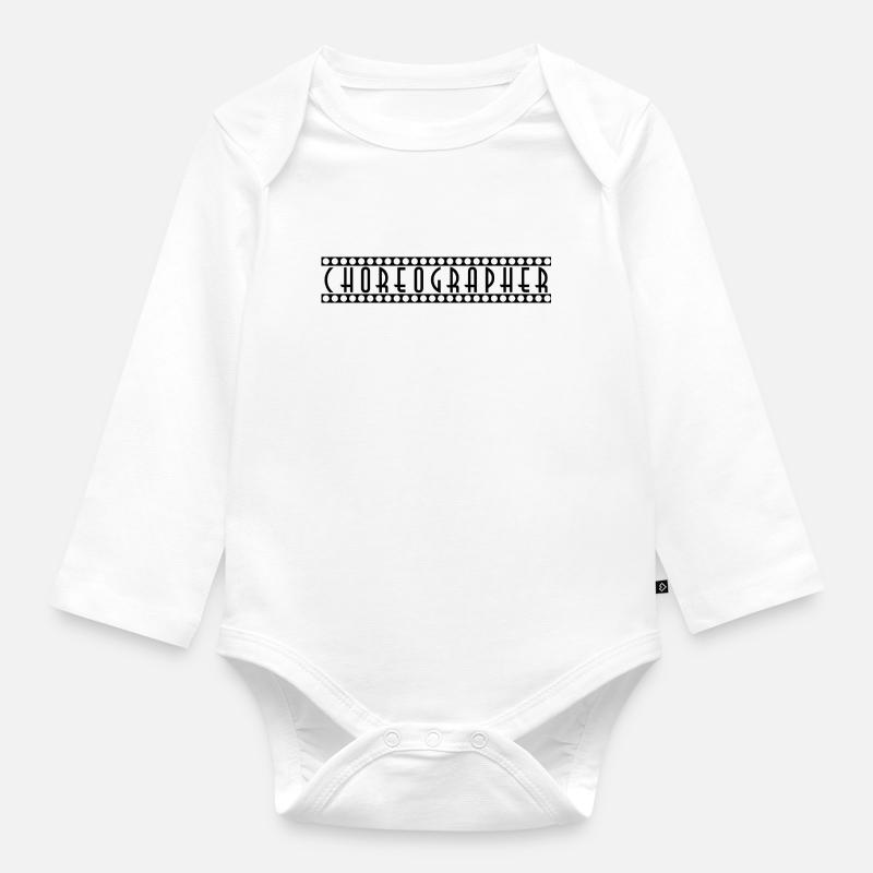 Chorégraphe - Body Bébé bio manches longues - blanc