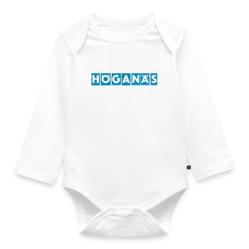 Höganäs Skåne Sky Blue - Body Bébé bio manches longues - blanc - Devant