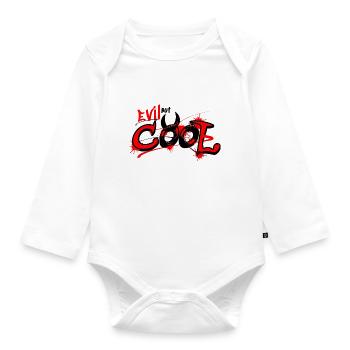 funny saying for men & women - Krampus GAG - Organic Longsleeve Baby Bodysuit - white - Front