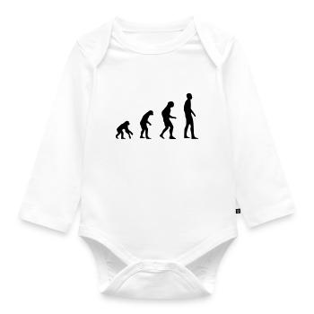 Evolution - Baby Bio-Langarm-Body - Weiß - Vorne