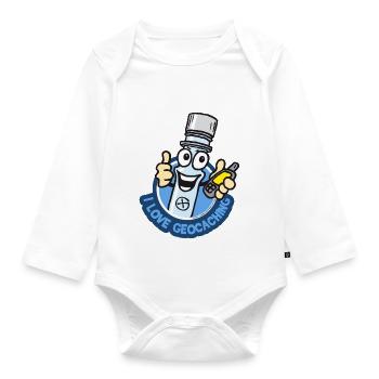 PETti the PETling - Baby Bio-Langarm-Body - Weiß - Vorne